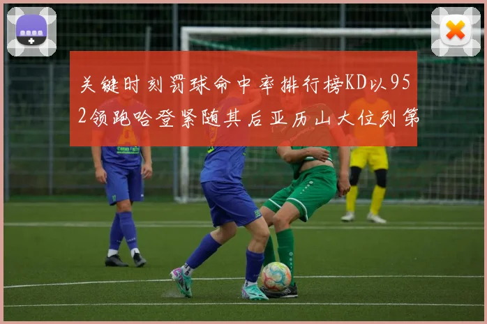 关键时刻罚球命中率排行榜KD以952领跑哈登紧随其后亚历山大位列第六